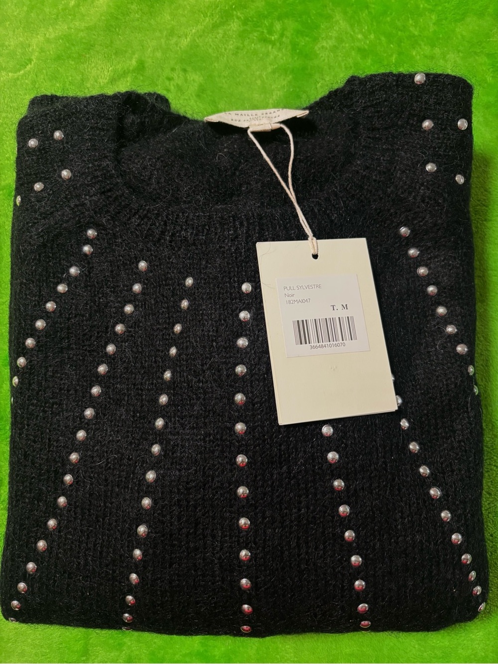 Pull sylvestre noir Sezane - Picture 3 of 3